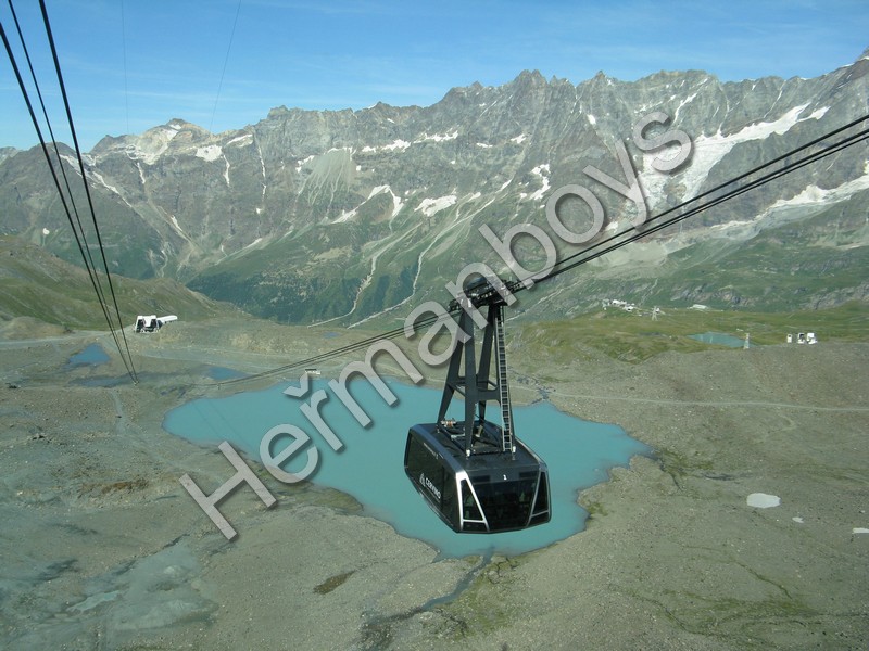 Lanovka na v Alpách
